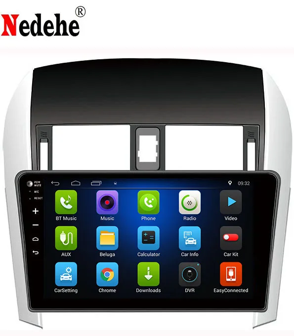 Nedehe 2G + 32G Android 7 0 автомобильный DVD GPS навигатор для Toyota Corolla 2007 2008 2009 2010 2011 2012 2013