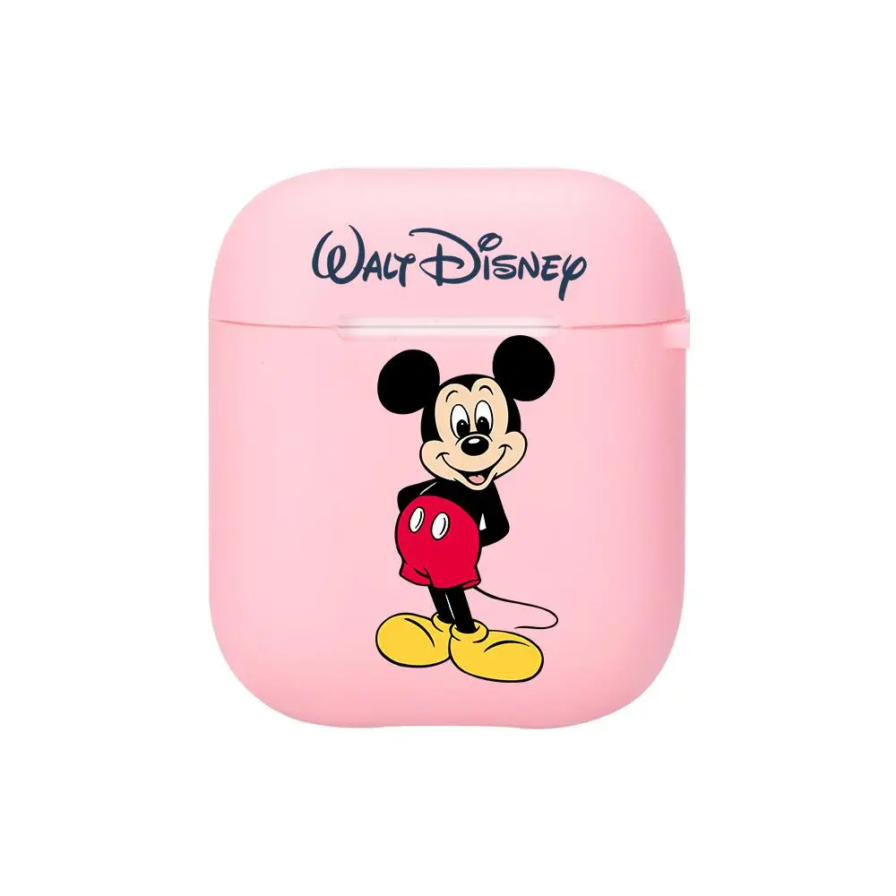 Милый Disney Микки и Минни Маус Мышь силикона Bluetooth Беспроводной наушники чехол для