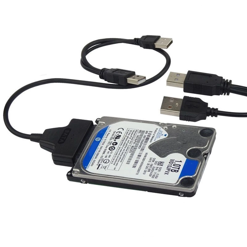 Новый USB2.0 для SATA 22Pin Мужской Кабель-адаптер с USB Sata кабель питания 2 5 HDD жесткий