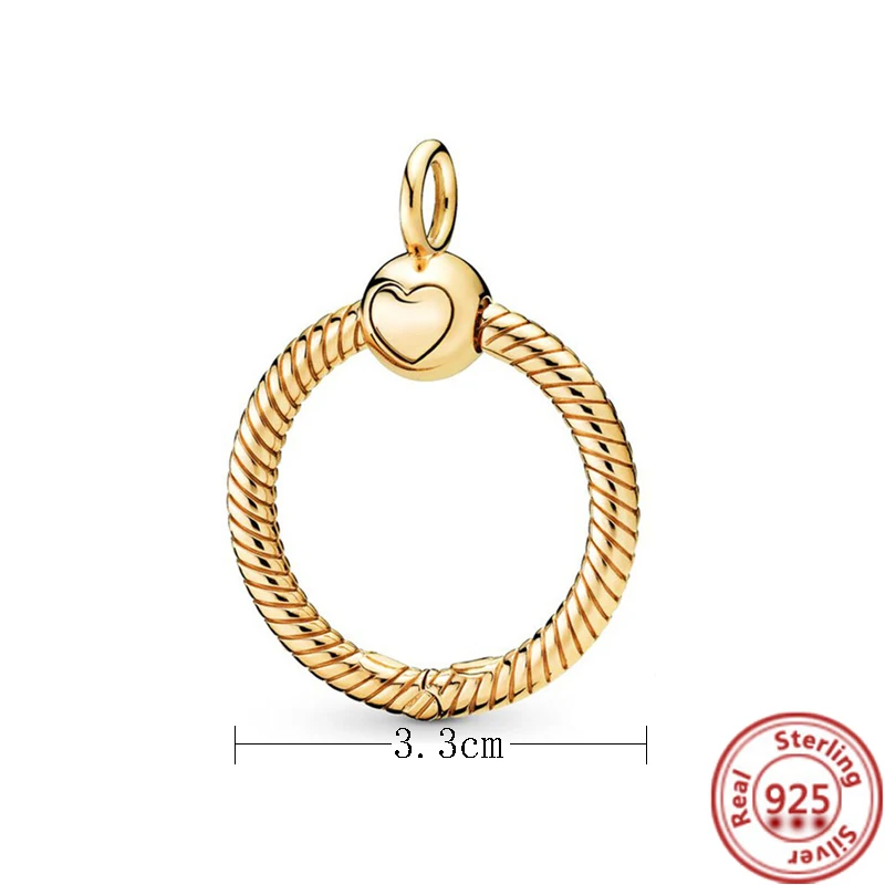 

Шарм-подвеска женский из серебра 925 пробы, золотисто-желтый