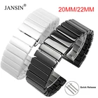 Ремешок керамический для Samsung Galaxy Watch Active 2 40 44 мм Band 20 мм 22 мм, браслет для Galaxy Watch 44 Classic 46 мм 42 мм S3 GT2