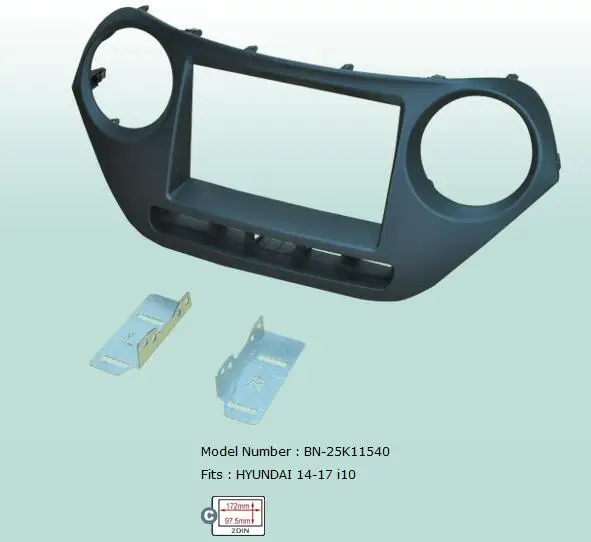 Автомобильная облицовка двойная Din панель звука рамка комплект приборной панели