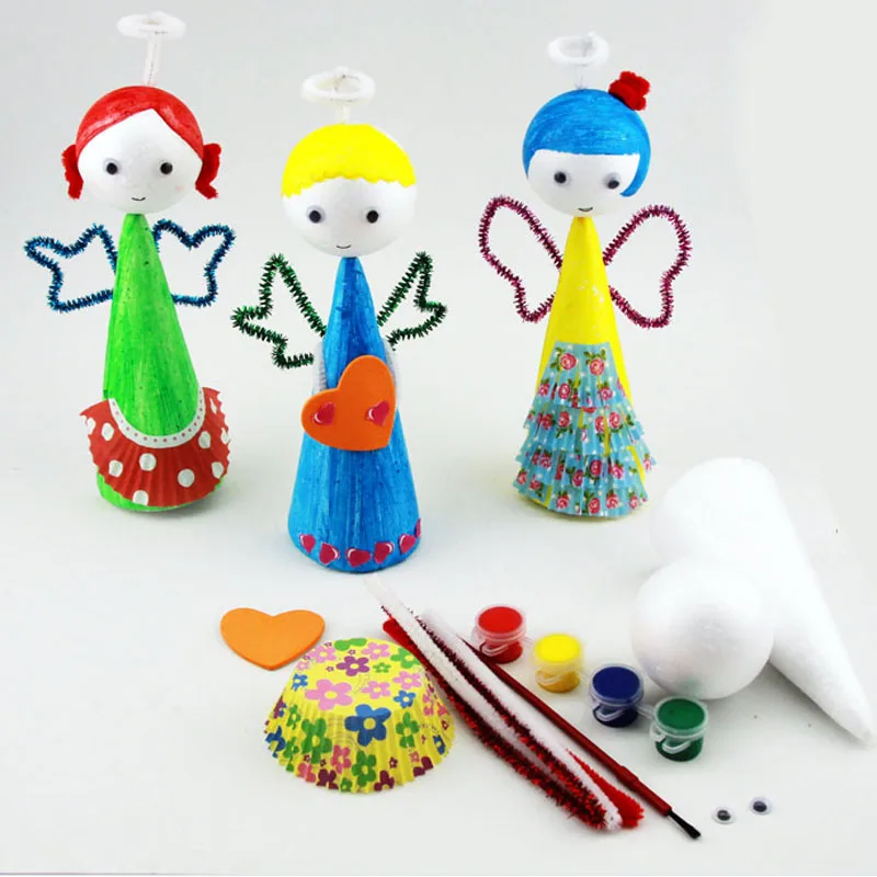 25 см шар для моделирования из пенополистирола пенопласта белый конус DIY