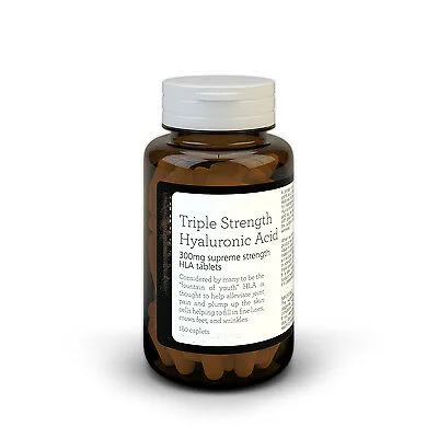 Triple Strength HYALURONIC ACID 300 mg - 3 months supply 180 pcs