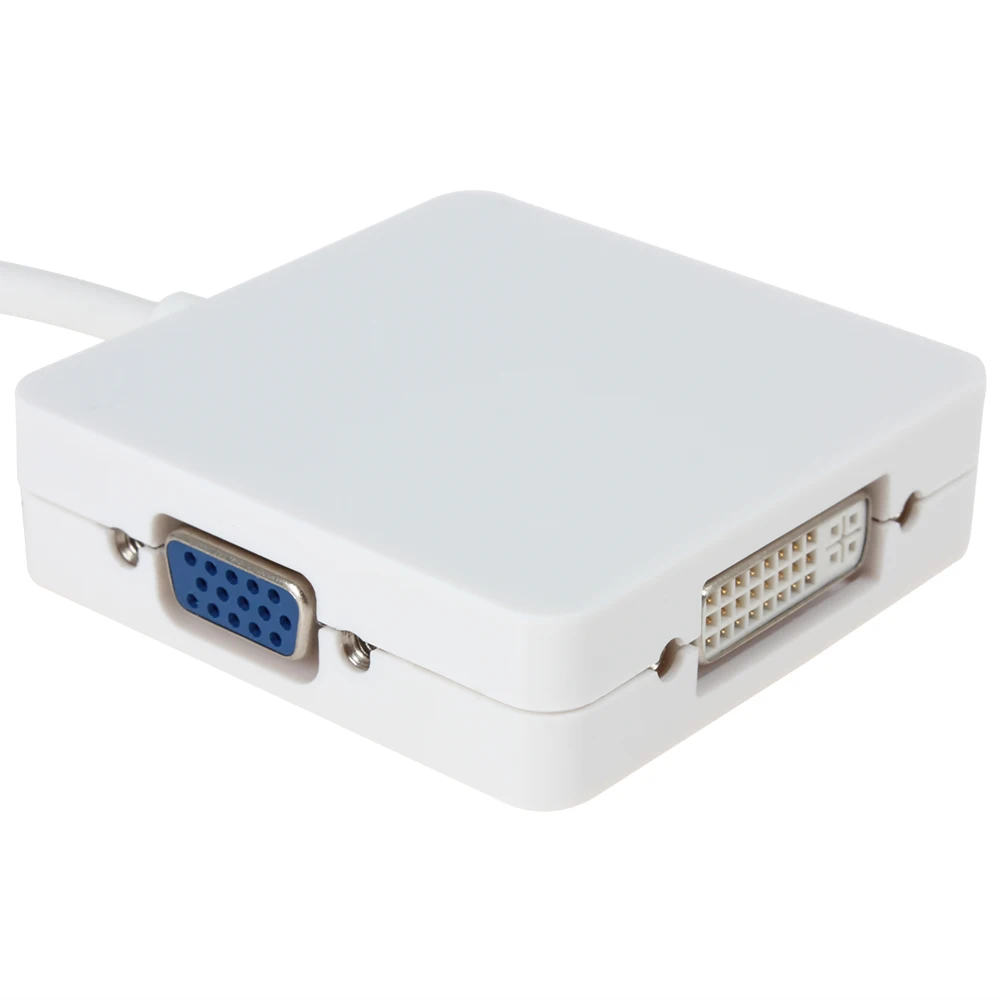 Переходник Thunderbolt Mini для порта дисплея DVI /VGA подходит Macbook Air Pro | Электроника