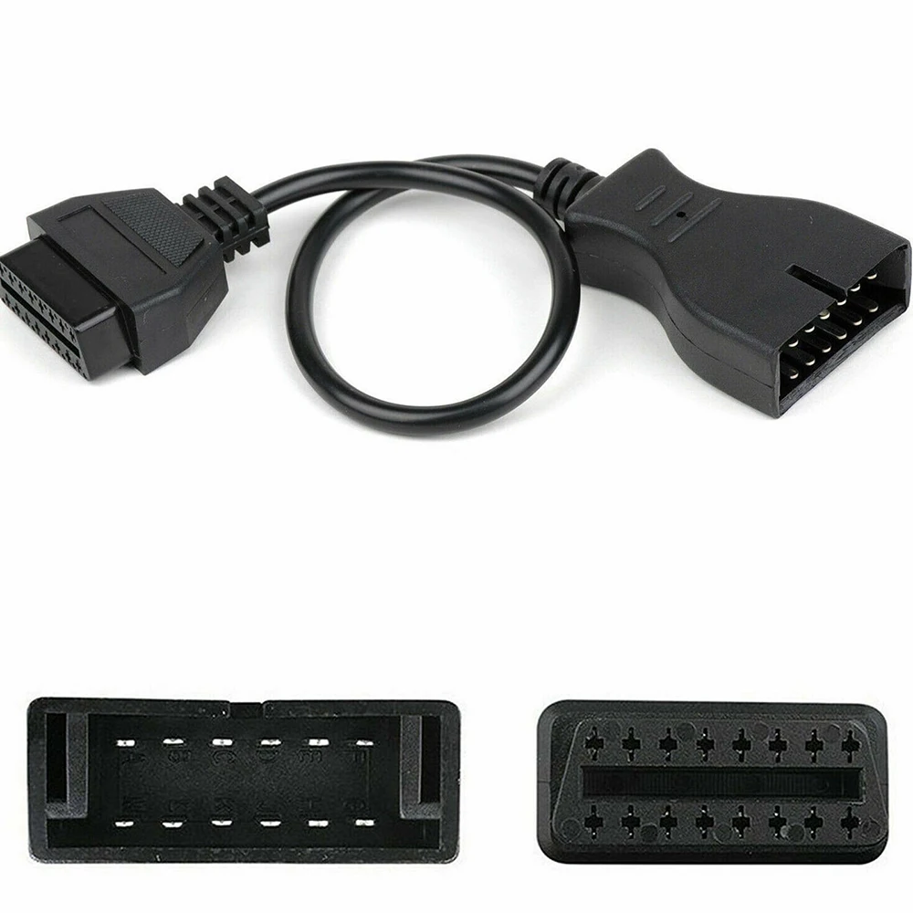 Высококачественный адаптер кабель для GM 12Pin OBD к 16Pin OBD2 кабель|Кабели адаптеры и