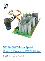 Двойной BTS7960B DC 43A Драйвер шагового двигателя h-мост ШИМ управление скоростью двигателя для Arduino Smart Car