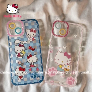 Hello Kitty Girl Tide Anti drop Phone Case for iPhone13 13Pro 13Promax 12 12Pro Max 11 Pro X XS MAX XR 7 8 Plus Cover