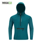 WOSAWE Мужские Водонепроницаемые куртки для велоспорта, ветровка для мужчин, Джерси, для бега, ветровки, светильник, светоотражающая куртка, cortavientos