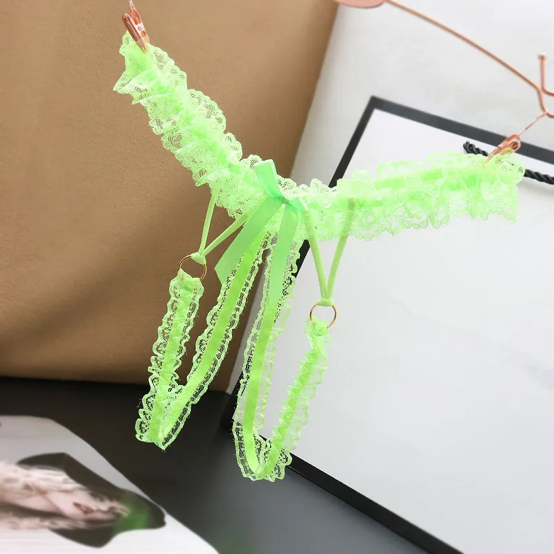 

Новинка, кружевные экзотические трусики с открытой промежностью для женщин, сексуальное женское нижнее белье, женские ажурные сексуальные ...