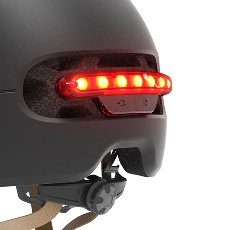 Electric Scooter Safety Helmet with Smart LED Warning Flash for Xiaomi M365 Pro Skateboard Ninebot E1/E2/E3/E4 | Спорт и развлечения