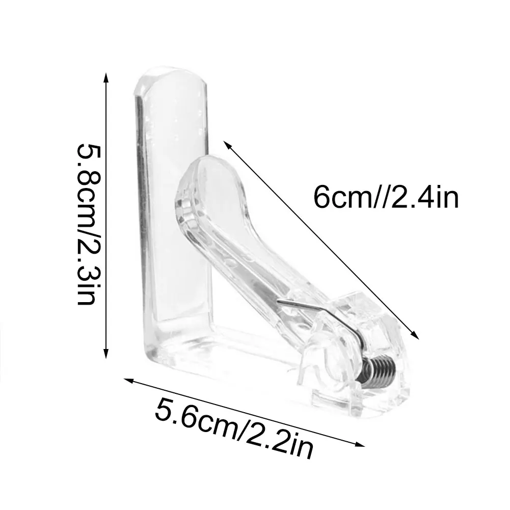 

12PCS Tablecloth Clip Stainless Steel Adjustable Table Cover Clamp Holder Fixed Grip Furniture Multi-Function Accessory Silver