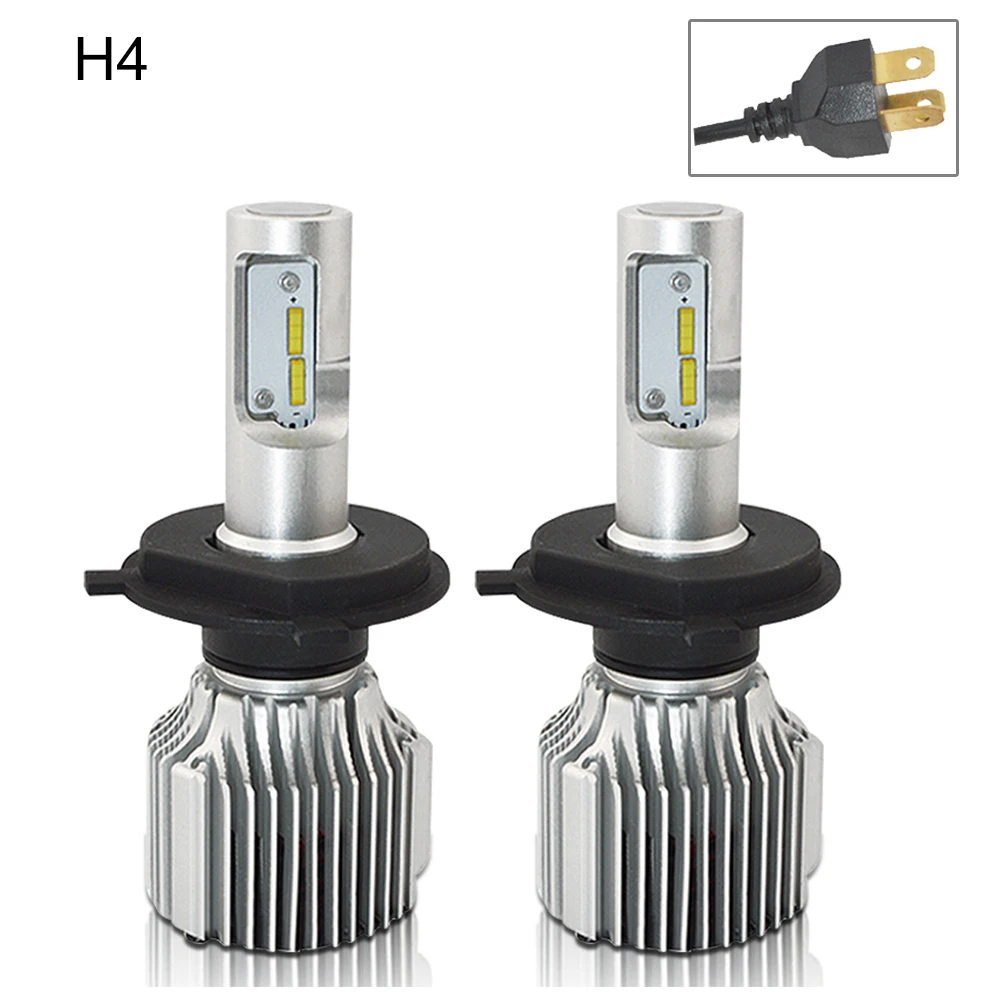 Автомобильный головной светильник H4 H7 Led H1 H3 H8 H9 H11 D1S D2S D2R D3S D4S 9006 HB4 9005 HB3 880 881 72w фары для 6000 К Авто противотуманных фар с возможностью креативного Светильник лампы