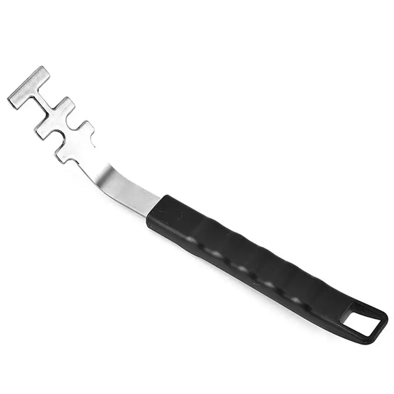 

Stainless Steel Grill Grate Lifter Heat-Resistant Anti-Scald Cooking Grate Lifter Tool BBQ Grill Tools Accessories For Camping