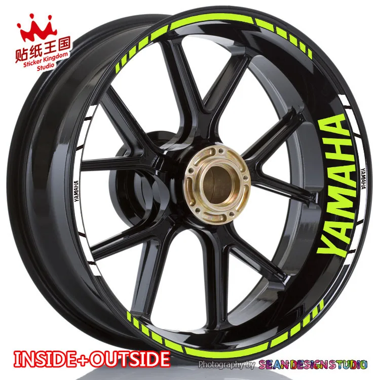 Светоотражающая наклейка на обод мотоцикла для YAMAHA MT03 MT07 MT09 MT10 R1 R3 R6 FZ1 FZ8 FZ6 XJ6 |