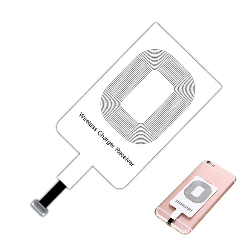 Беспроводной модуль приемника зарядного устройства для iPhone 7 6s Plus 5 5S для 8pin Беспроводное зарядное устройство зарядный приемник Chargeur беспроводной приемник