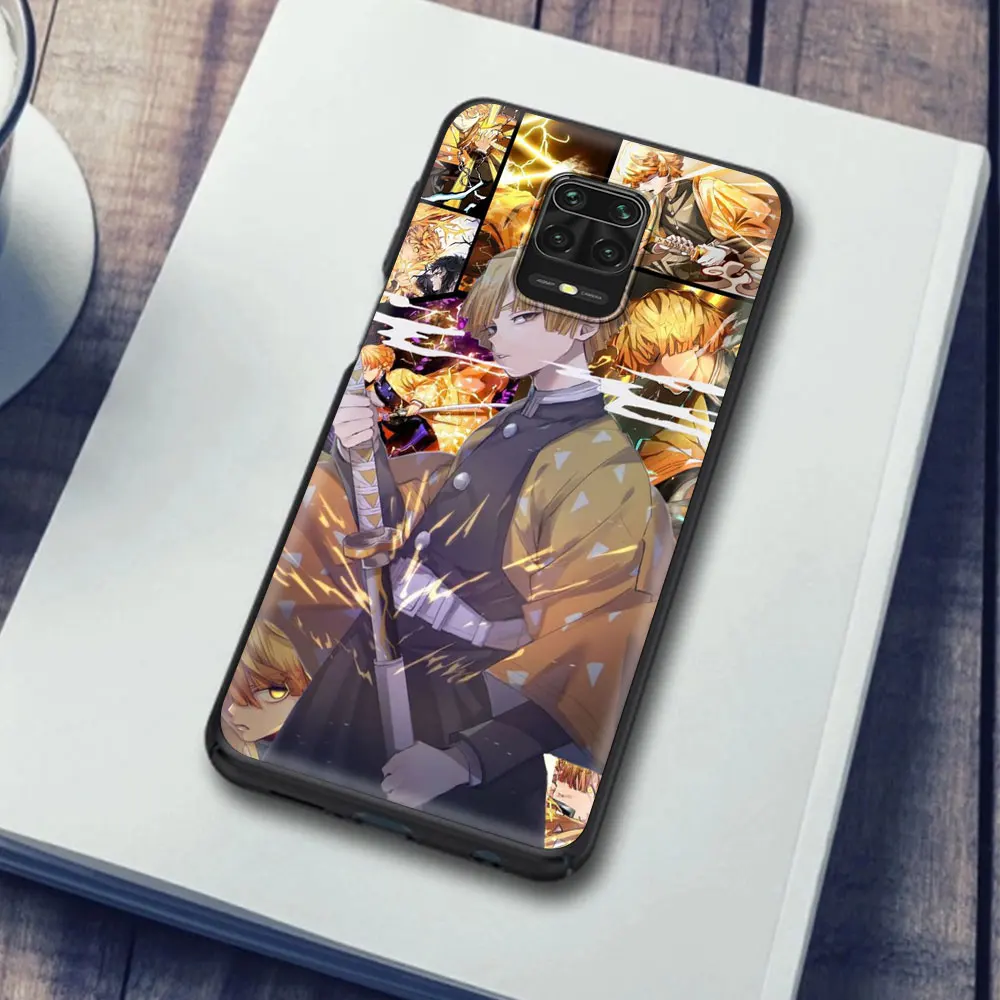 

Silicone Case for Redmi Note 8 8T 9T 9 7 Pro 9A 8A 7A Luxury Cover Note 10 Pro MAX K40 PRO Plus Shell Anime Demon Slayer