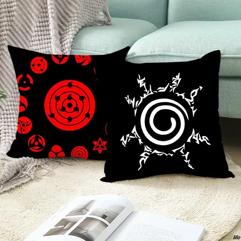 

Чехол для подушки с рисунком облаков из аниме, чехол для автомобильной подушки, украшение для домашнего дивана без внутренней подушки 45x45 см