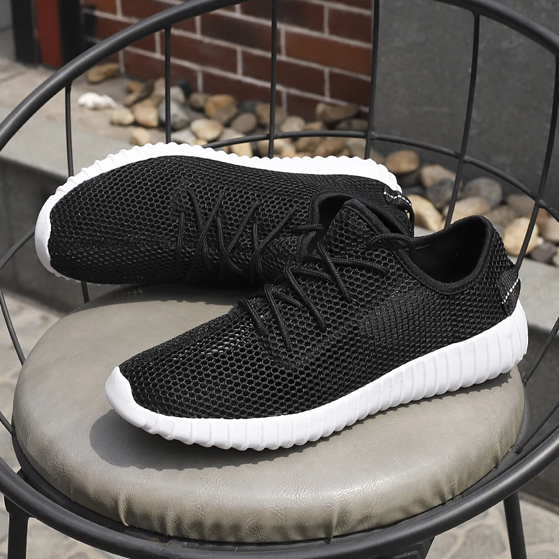 Wujie женские кроссовки светильник дышащая сетка Слип он спортивная обувь