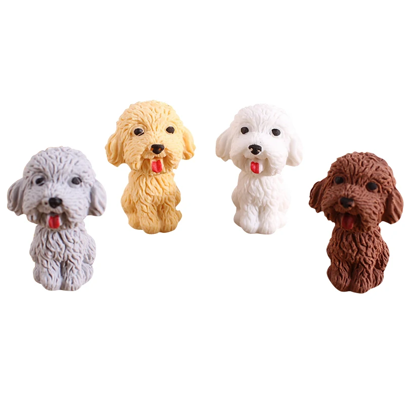 

1pcs Cute Creative Stationery Mini Dog Puppy Eraser Stationery For Office School Rubber Pencil Eraser