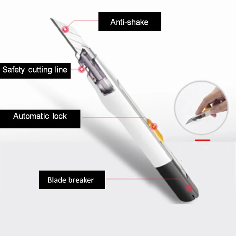 Stationery Pocket Kawaii Mimi Box Cutter For Office &amp School Letter Opener Construction Credit Card Cutting Work Supplies | Канцтовары