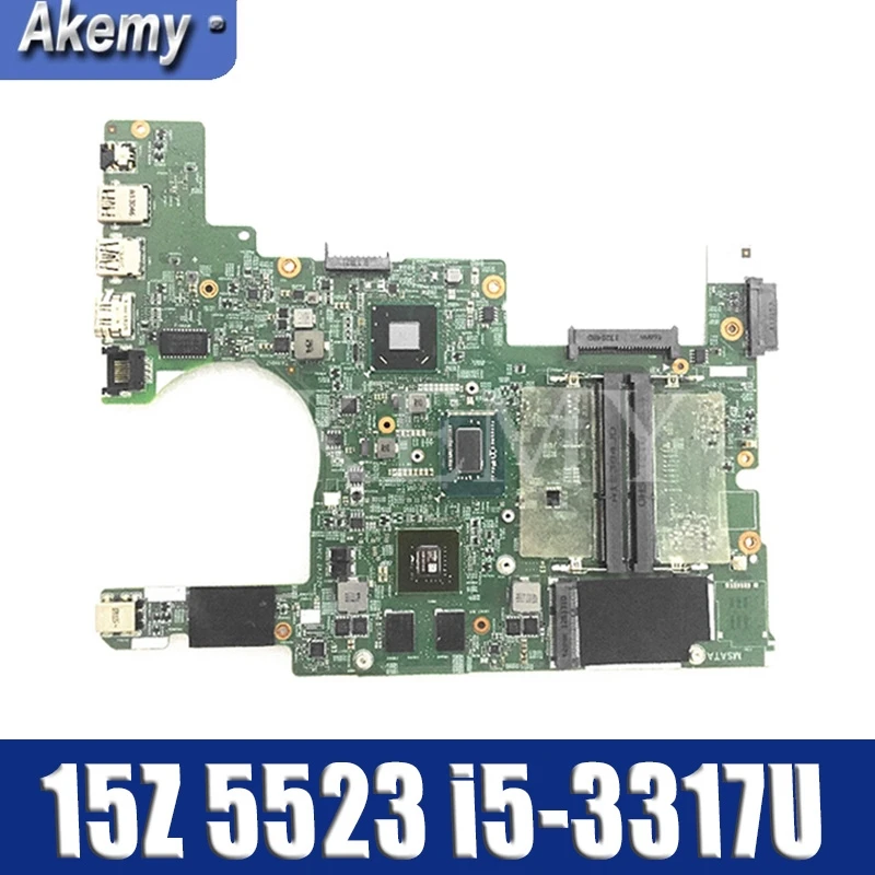 

AKEMY 0NJF5X NJF5X for Dell Inspiron 15z 5523 laptop motherboard 11307-1 i5-3337U GT630M 2GB tested