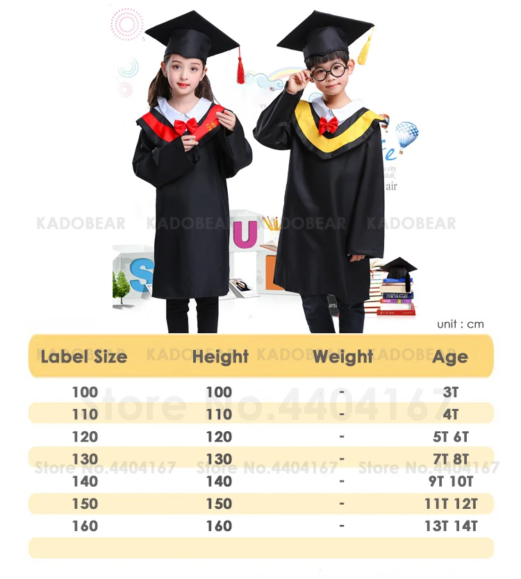Children Roleplay Students School Uniforms Kids Girl Graduation Doctor Bachelor Gown Performance Costumes Toddler Boy Party Wear