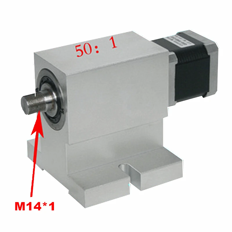 CNC 4th axis 3 jaw Chuck 50/65mm harmonic drive two-phase stepper motor 42MM 1.6A for router | Инструменты