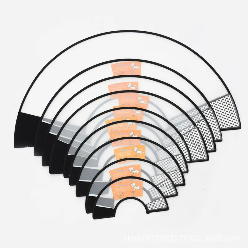 Прозрачный защитный ошейник для собак с конусом предотвращения укусов и кошек