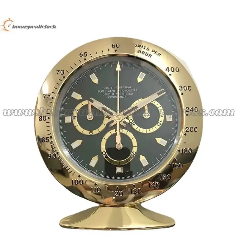 

Metal Desk Clock Super Silent Art Watch Clocks on The Wall