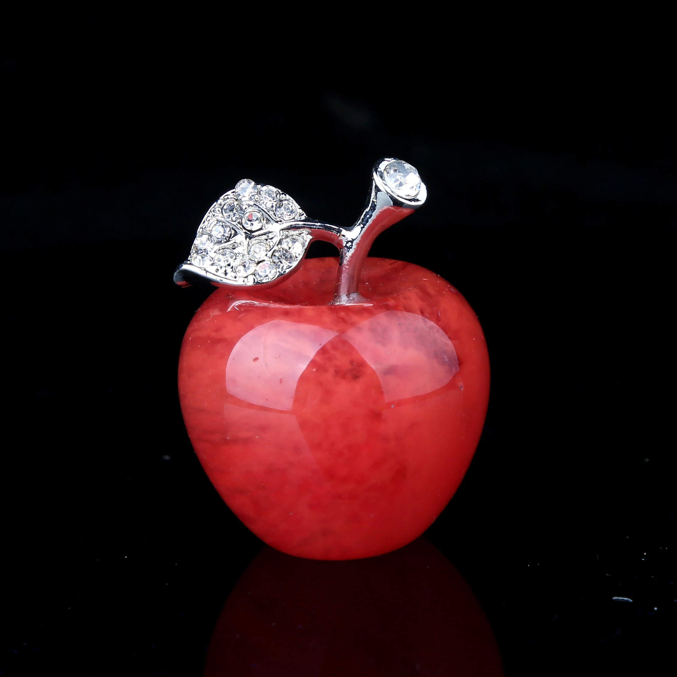 

Натуральный кристалл талисман яблоко Циркон