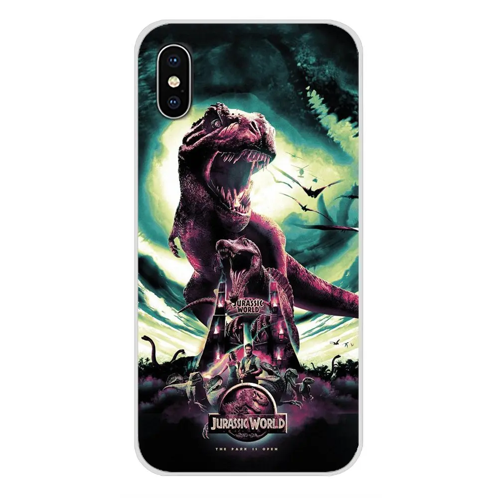 Силиконовые аксессуары для телефонов Jurrasic World чехлы Apple iPhone X XR XS 11Pro MAX 4S 5S 5C SE 6S 7 8