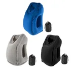 Надувной дорожный спальный мешок из пвх, подушка для шеи для мужчин и женщин, уличная подушка для самолета, поезда, офиса, легкого сна