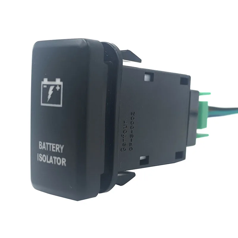 Разветвитель батареи кнопочный переключатель оранжевый светодиод для Toyota Landcruiser