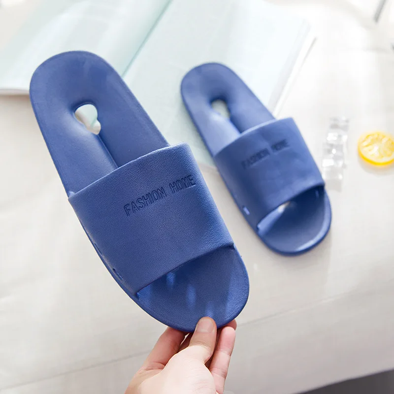 2018 новые тапочки женские летние домашние для пары на толстой подошве