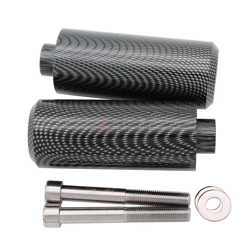 Мотоцикл черный/карбоновый без рамки ползунки защита от падения для Yamaha FZ600 FZ6 2004