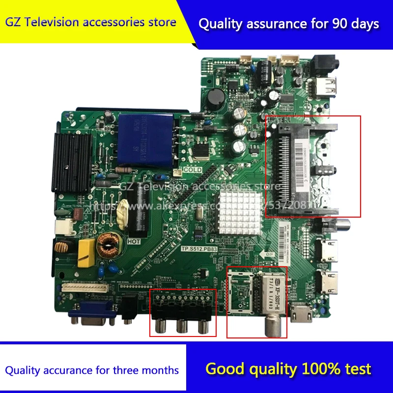Хорошее качество для ЖК телевизионная плата TP.S512.PB83 три в одном приводная