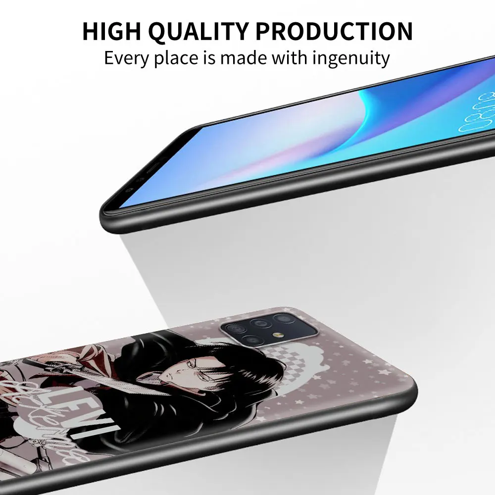 Attack On Titan Silicone Case For Samsung Galaxy A51 A71 A50 A21s A70 A10 A20e A30 A40 A31 A41 A11 A12 A02s TPU Back Cover Coque