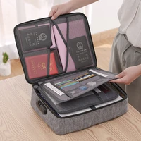 large capacity document bag creative multifunction file folder ticket bags for home travel organizer storage supplies