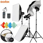 Новинка 120DI 360Ws GODOX 3*120Ws профессиональная студийная стробоскопическая вспышка 360 Вт комплект