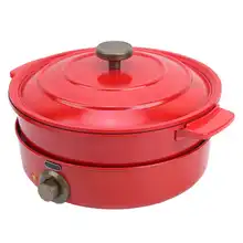 Electric Multi Cooker Multifunctional Cooking Pot Electric Cooker for Frying Grilling Hot Pot with Host 220V Kitchenware