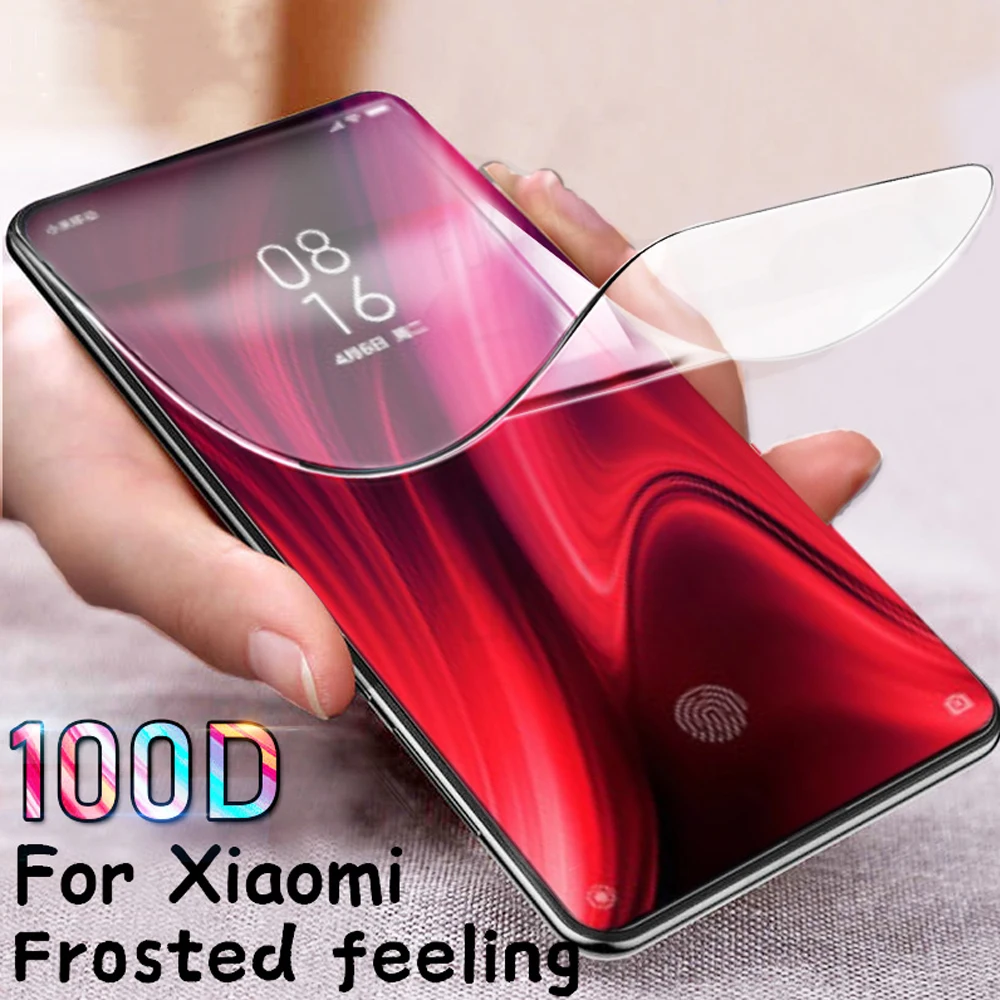 

soft full cover for xiaomi redmi K20 K30 pro hydrogel film redmi note 8 8A 8T phone screen protector protective film Not Glass