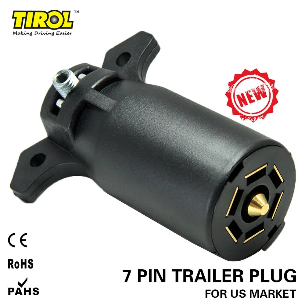 Tirol T21847c 7 контактный разъем для прицепа ходовой круглого соединителя RV Запчасти