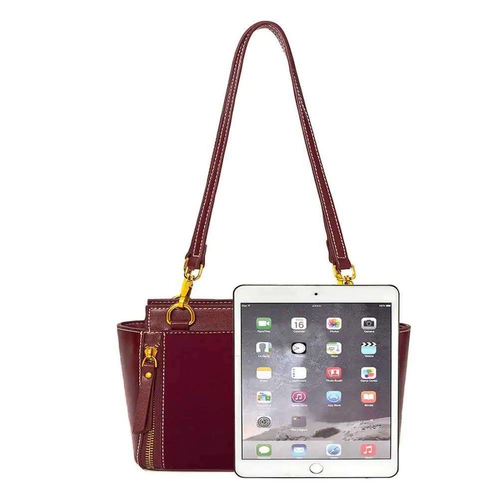 Кожаная сумка новая мода Ретро стиль Воловья кожа на одно плечо короткое