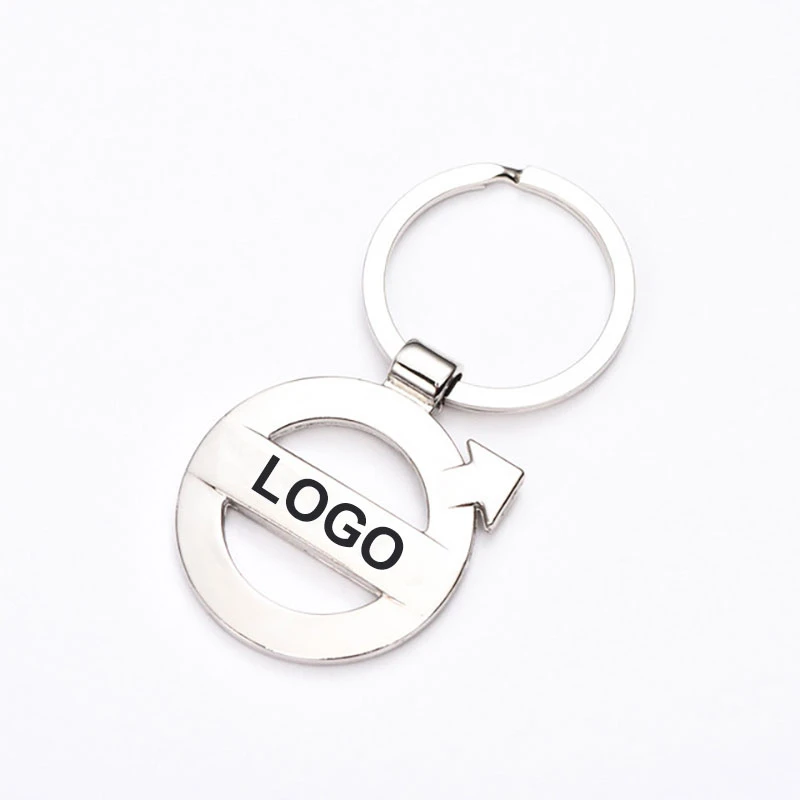 Творческий стекло ручной работы металлические Цвет Вспышка брелок для Volvo Письмо