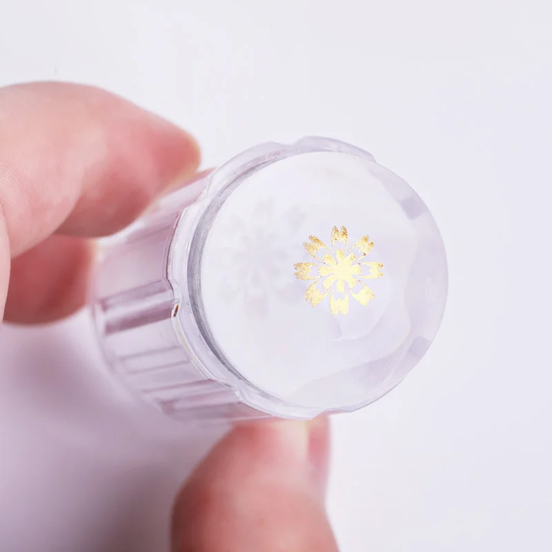 Силиконовый скребок для ногтей 1 шт. прозрачные силиконовые стемпинга маникюра