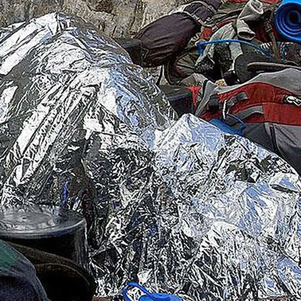 Наружное водонепроницаемое одеяло пленка тепловое пространство первая помощь