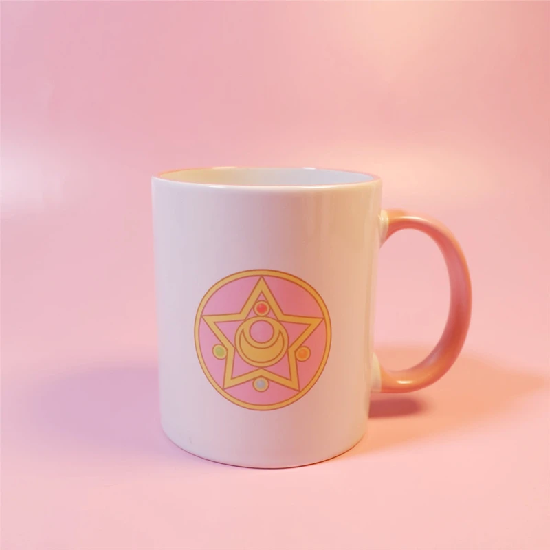 1 шт. Kawaii японский стиль аниме мультфильм Сейлор Мун керамическая кофейная кружка