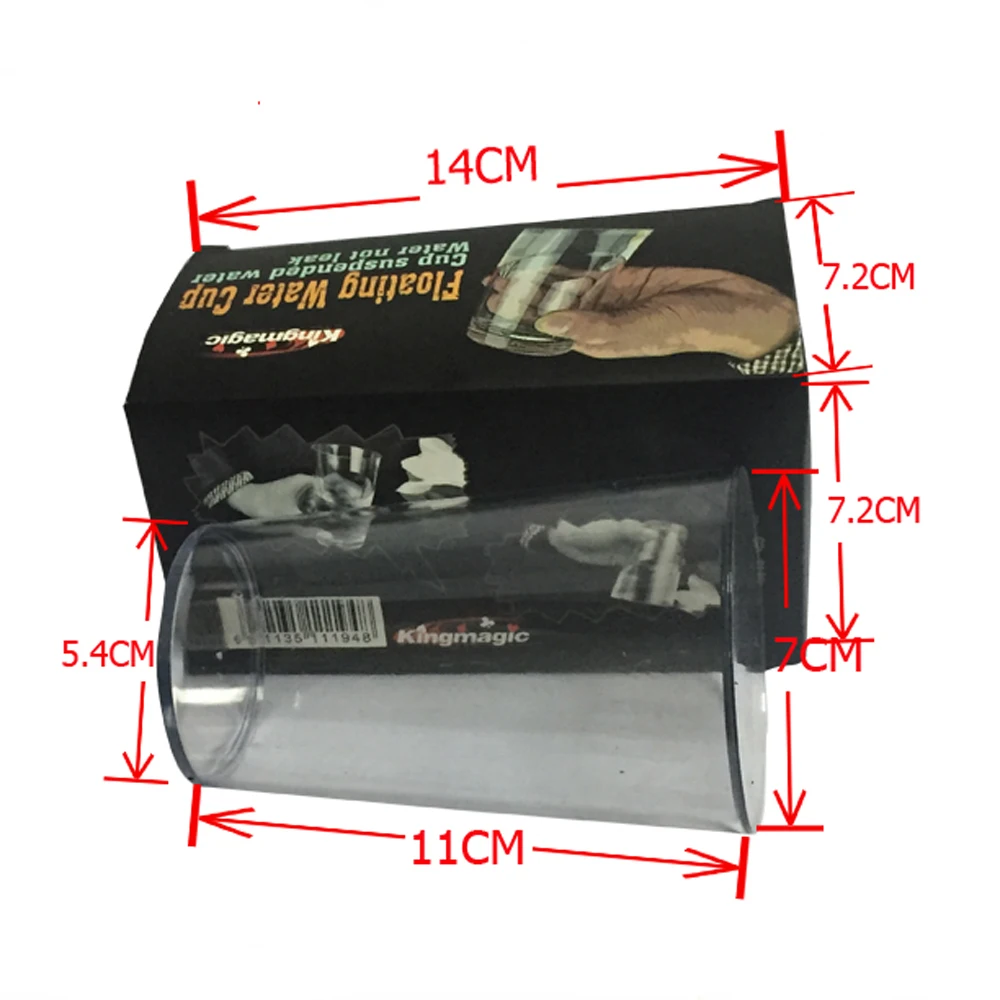 1 шт. Гидростатический стакан для воды волшебные трюки удерживают воду на стакане