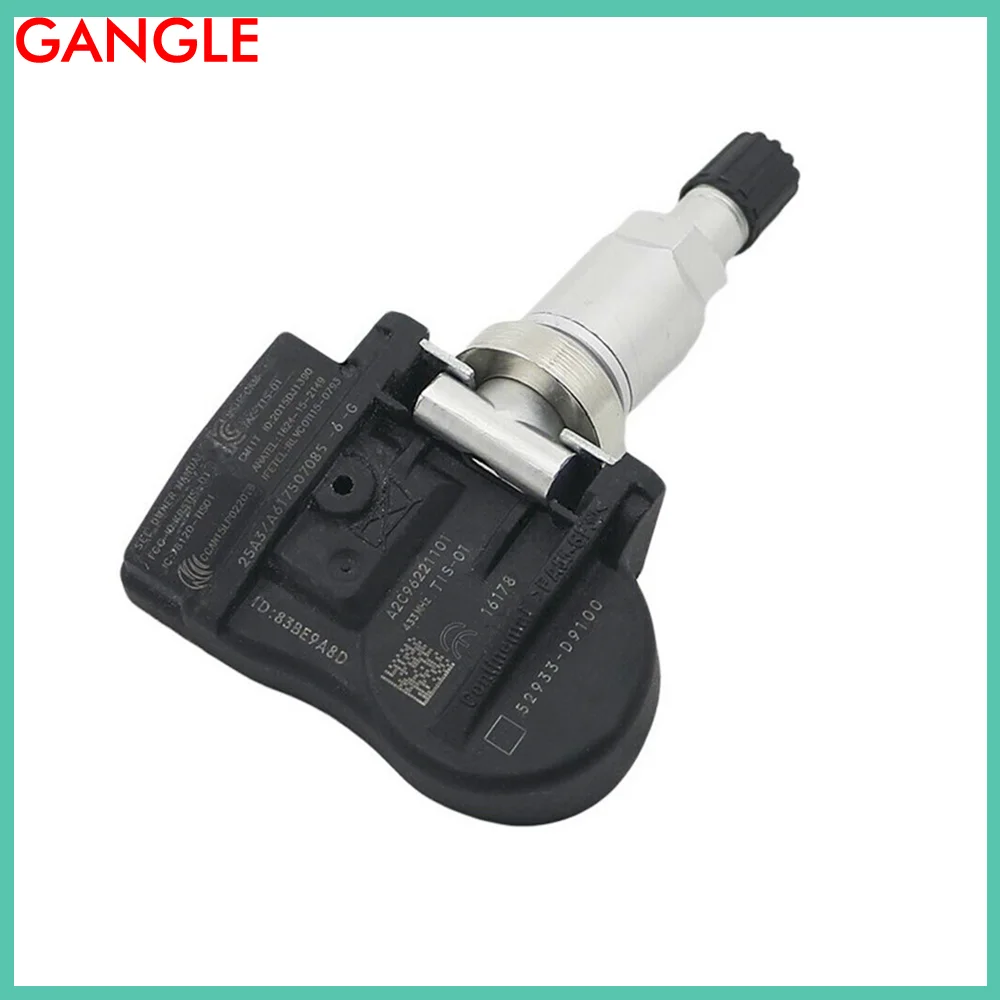Датчик давления в шинах KIA OPTIMA (JF) SORENTO TPMS датчик 433 МГц для 2015 2016 2018 2019 2020 HYUNDAI 52933-D9100